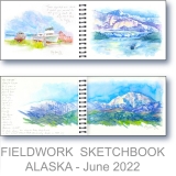 Alaska Research - Watercolor Fieldwork Sketchbook by Gerrity