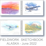 Alaska Research - Watercolor Fieldwork Sketchbook by Gerrity